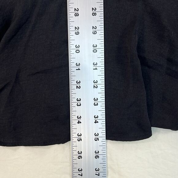 GAP Women's Dress XS Black Academia Preppy Whimsigoth Boho Lightweight - Picture 6 of 13